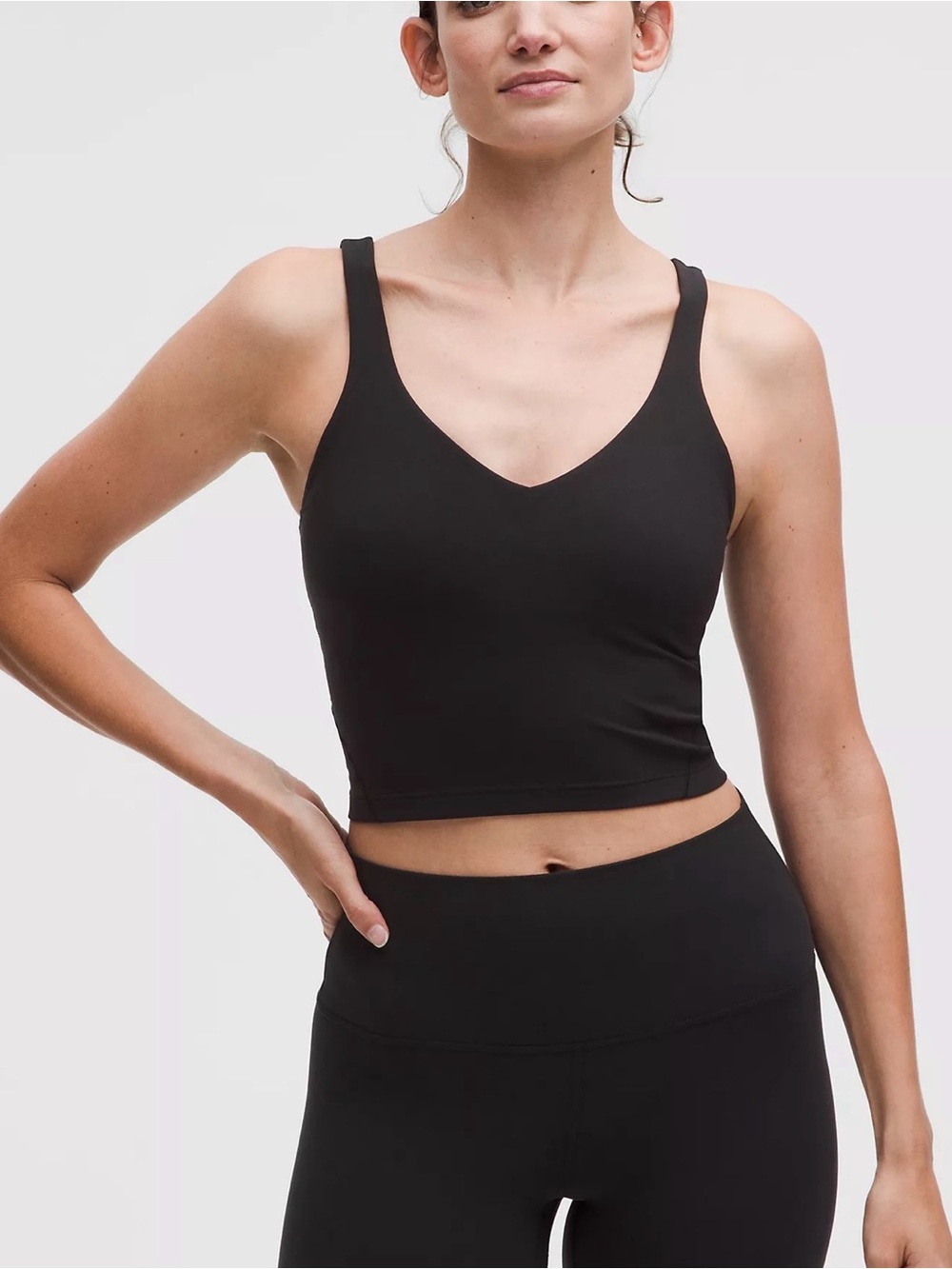Lululemon Black Align V-Neck Sports Bra